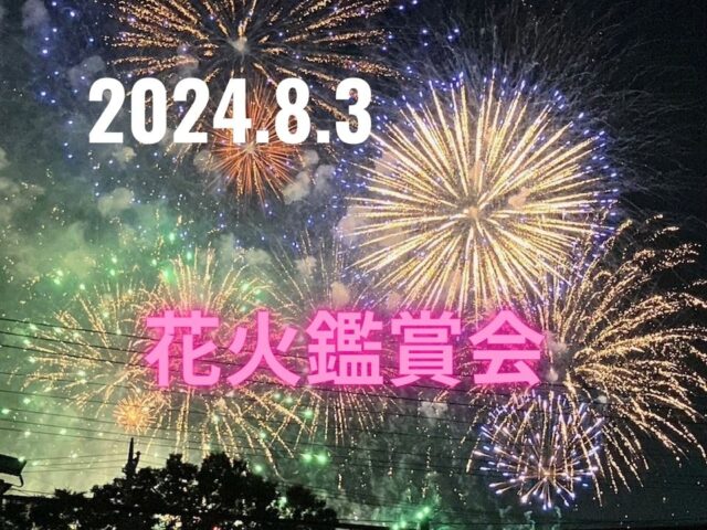 花火鑑賞会（8/3）の画像